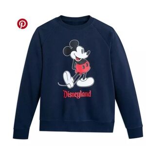 2025 Disneyland Mickey Mouse Navy Sweatshirt M